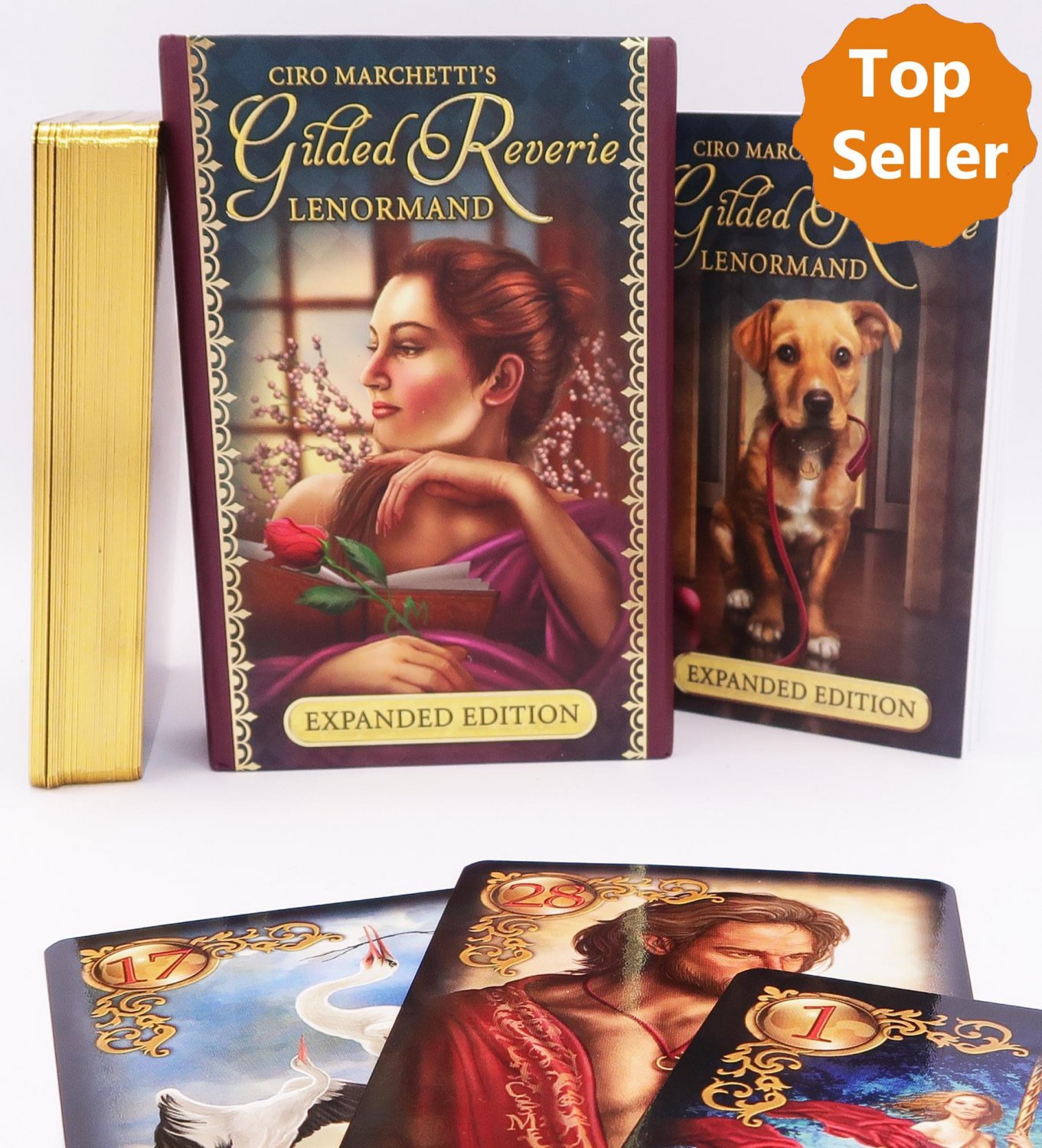 Gilded Reverie Lenormand mit 1 Buch mit 47 Beilage Ciro